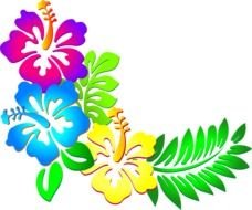 Flowers Clip Hibiscus Flower Clips