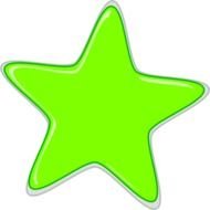 Green Star Edited2 At Clkercom Vector Online clipart