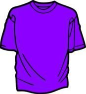 Shirt Purple At Clkercom Vector Online Royalty