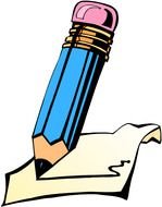 clipart of the writing pencil