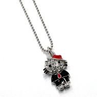 clipart of the hello kitty on a necklace