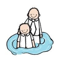 Clipart of people in a Water