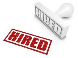 hired stamp drawing
