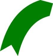Green Arrow Curve 2 At Clkercom Vector Online