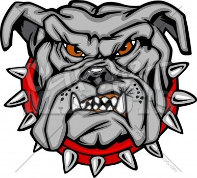 Clipart Bulldog Mascot Cartoon &ndash; Design 0198