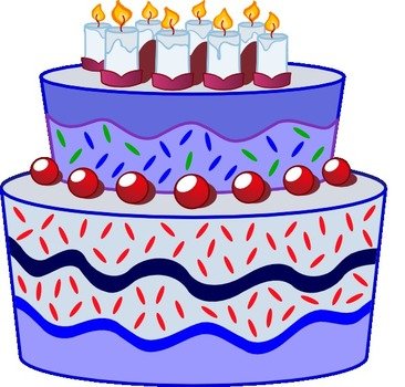 Birthday Cake At Clkercom Vector Online Royalty N3