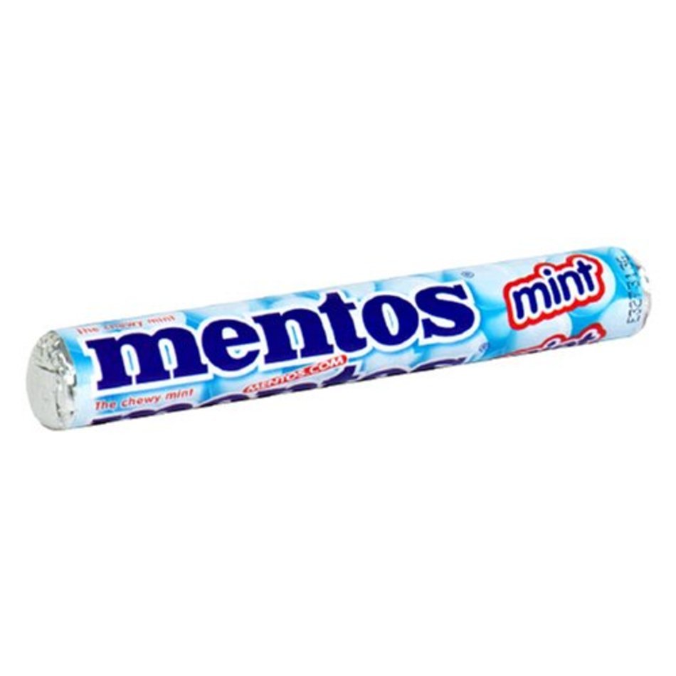 Mentos Mint Candy 132 Ounce Rolls Pack Of 30