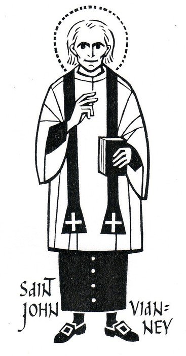 black and white picture saint john vianni