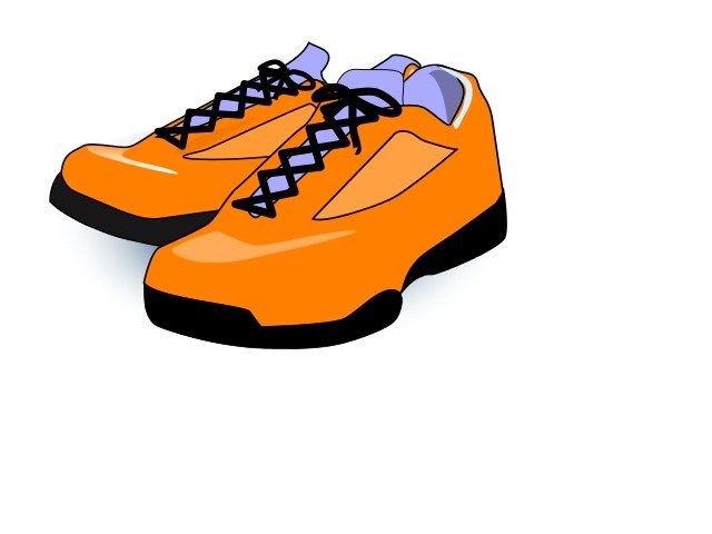 Tennis Shoes Vector Online Royalty clipart