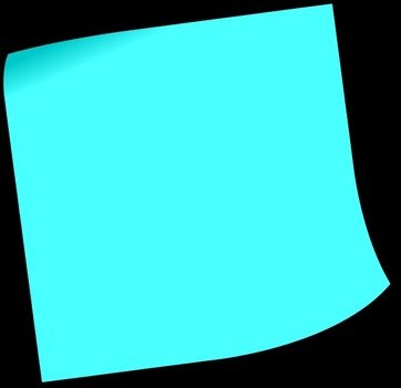 Post It Note clipart
