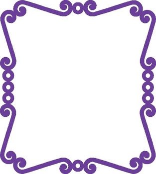 Scrolly Frame New Purple At Clkercom Vector