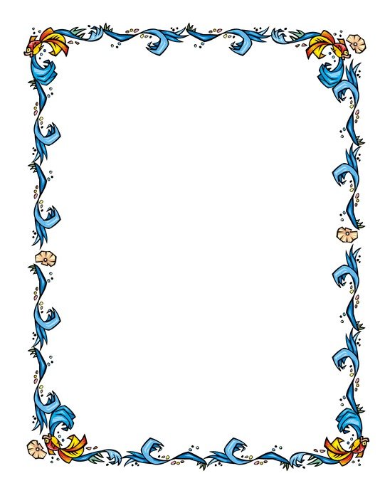 beautiful border on the sheet