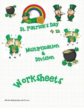 Assorted Difficulty Level Worksheets And Great St Pats Day