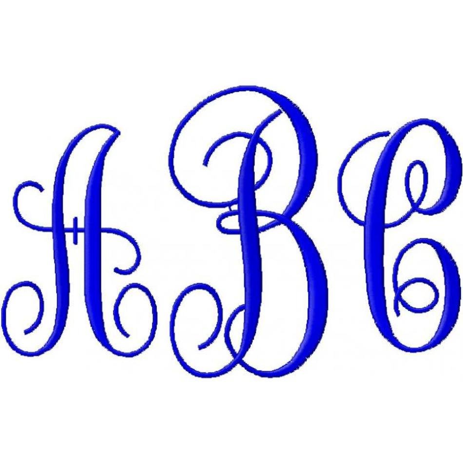 Kk Fancy Monogram Font Embroidery Design