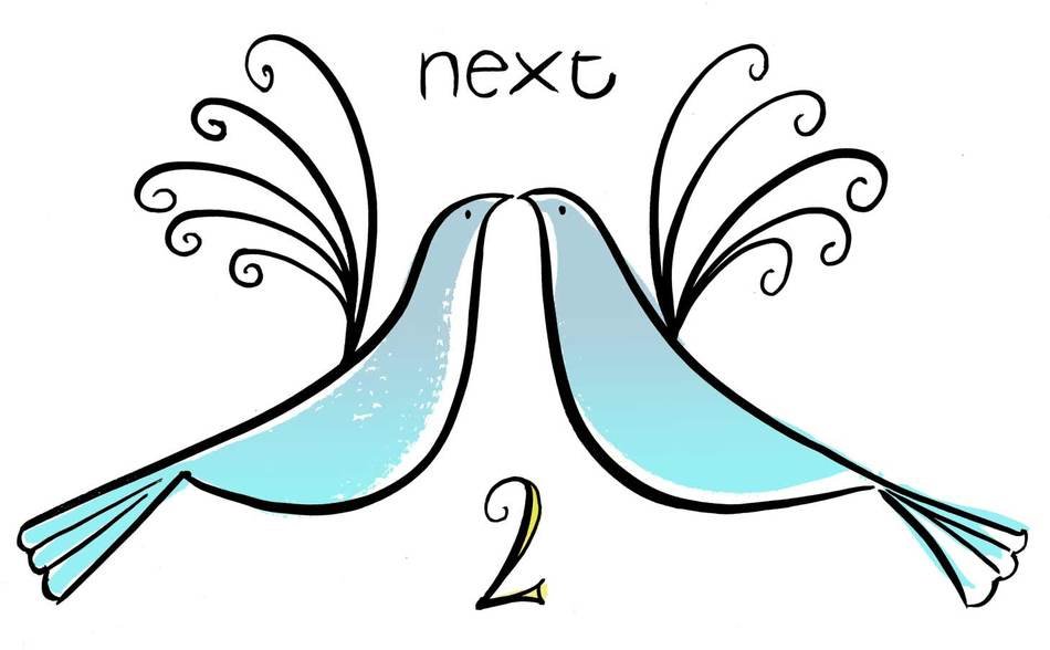 clipart of the Two doves pair