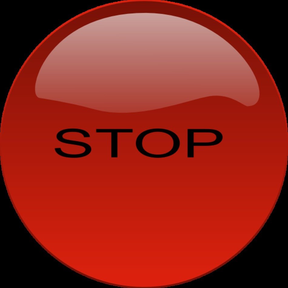 Stop Button Png Vector