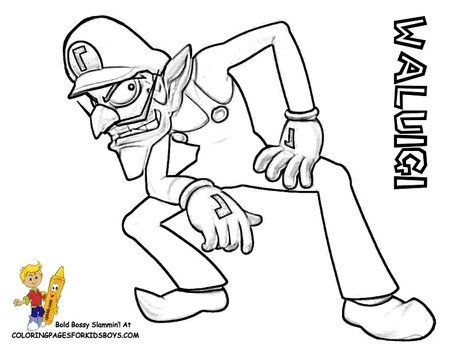Super Mario Printables Free Brothers Coloring
