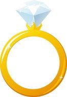 Diamond Engagement Ring drawing