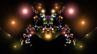 colorful fantasy insect, Fractal, Digital Art