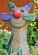 stone figure of a cat