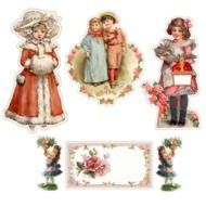 Children doll Stickers drawing