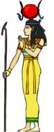 ancient egyptian woman drawing