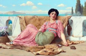 Painting by John William Godward