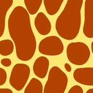 yellow brown animal pattern