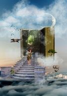 Fairy Tales coming from a book