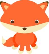 graphic image of a red fox