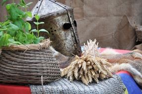 knight helmet of Middle Ages