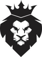 logo in the shape of a lion's head