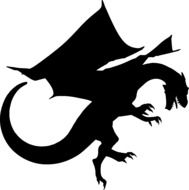 Creature Dragon drawing