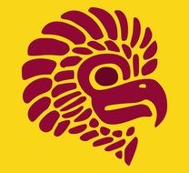 eagle's head as in the mexican coat of arms