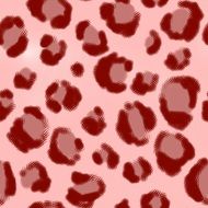 pink burgundy animal pattern