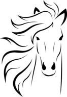 clipart of horse