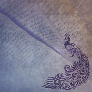 paper with a peacock logo