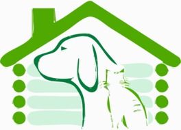 Cat and Dog Green drawing
