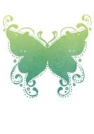 Butterfly Vector Green Colorful