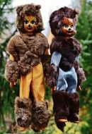 Dolls on the carnival