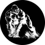 Primate as a graphic illustration