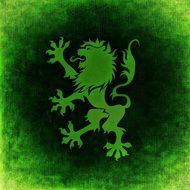 clipart of the green lion