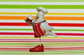 Cooking Easter chicken decoration
