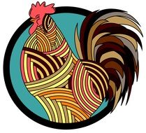 picture with a rooster