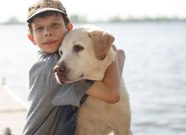 friendship of a boy and dog