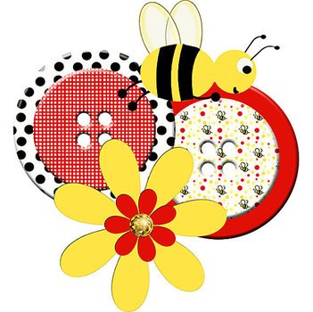 Busy Bee Digital Bundle Papers In Red Yellow Black