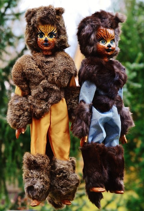 Dolls on the carnival