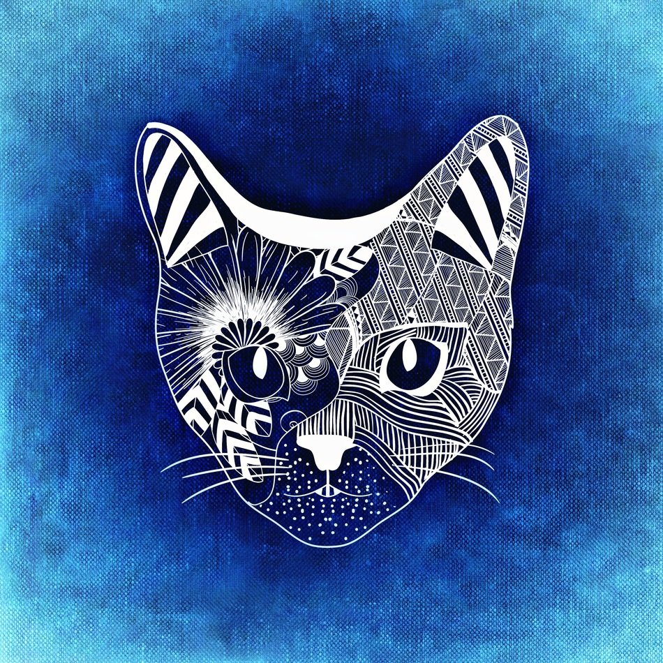 Cat abstract clipart