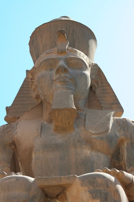 sculpture in the Karnak temple