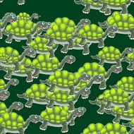 cartoon tortoises, seamless background